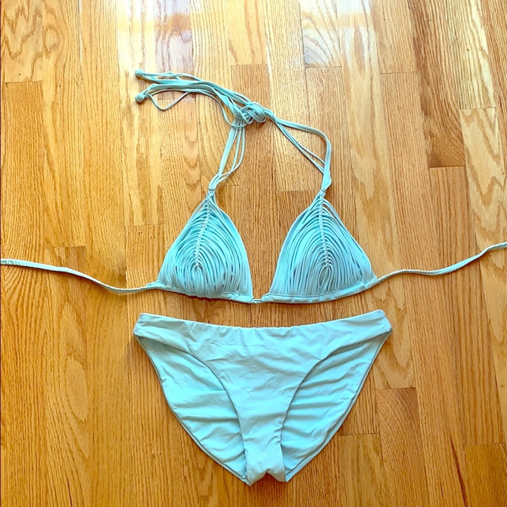 Baby Blue PilyQ bikini Size Large